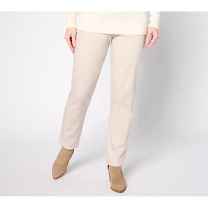 Maya J Women's Petite Pants PM Denim & Co. Original Waist Side Brown A624300